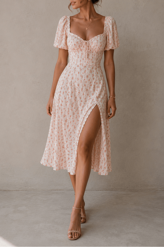 Women's Midi Dress for Summer Time
